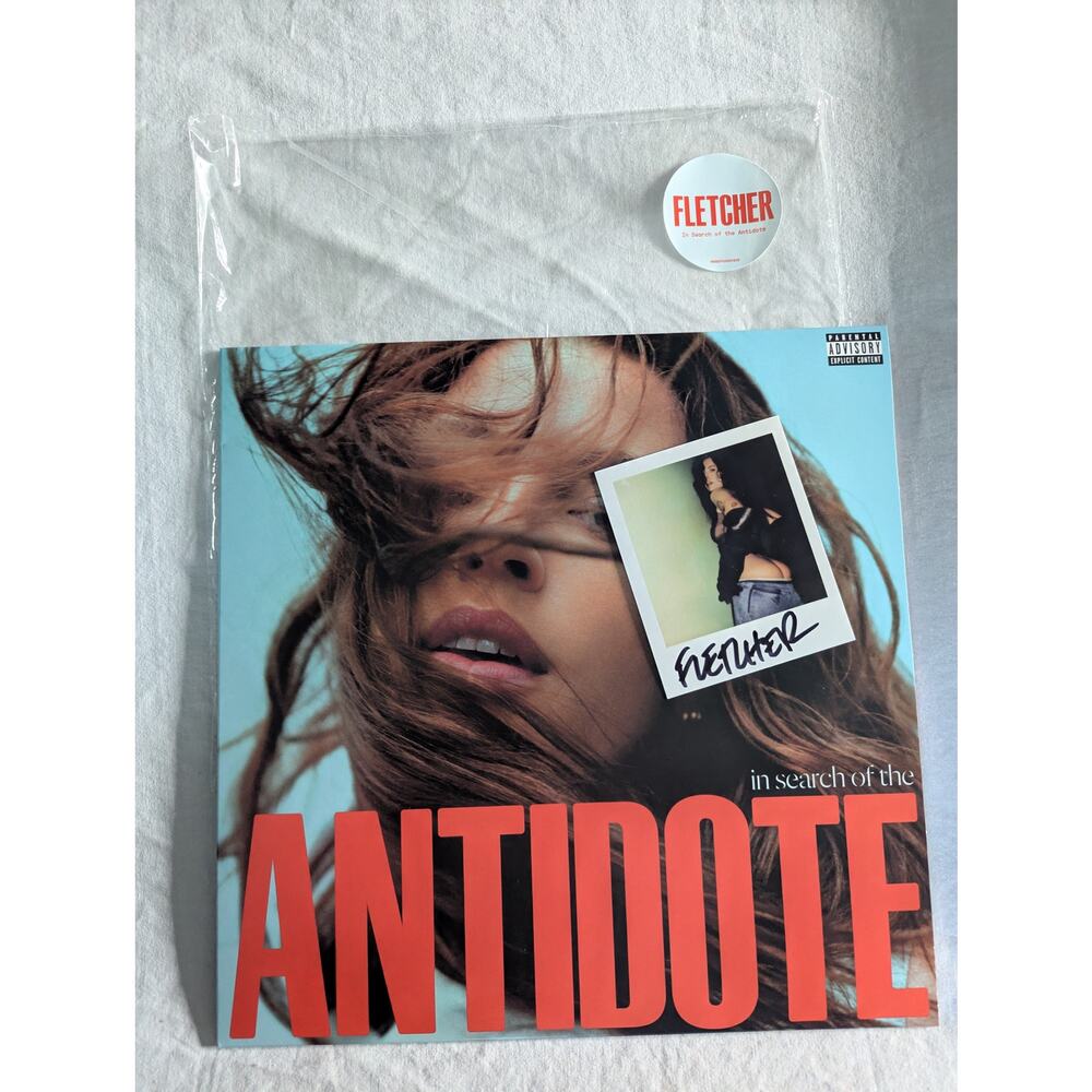 Fletcher In Search of The Antidote LP Vinyl SIGNED Polaroid Art Card